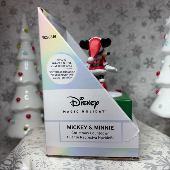 Disney Mickey Mouse Minnie Mouse Animated Talking Countdown 2 Christmas Calendar - Picture 4 of 12